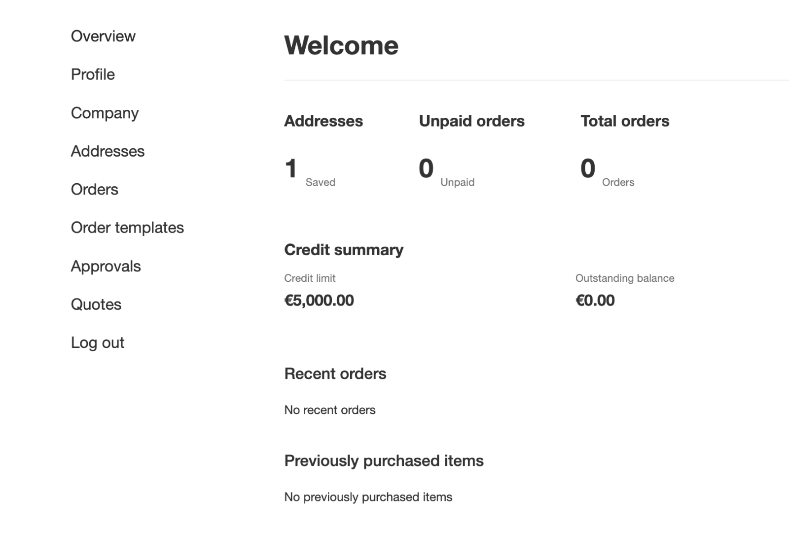 Buyer experience preview